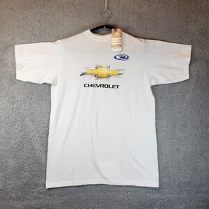 Adidas‎ Chevrolet T-Shirt Youth XL White Graphic Vehicle Cotton Streetwear New